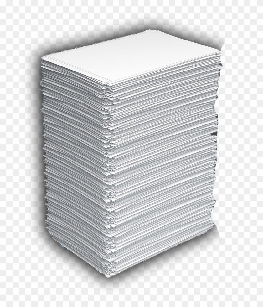 White Paper Stack - Box Clipart #1995005