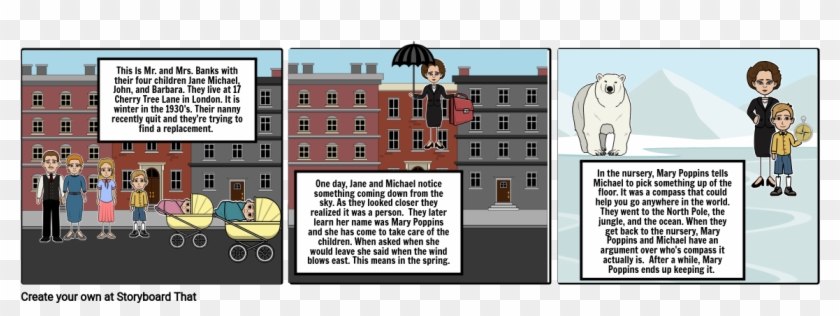 Mary Poppins - Cartoon Clipart #1995270