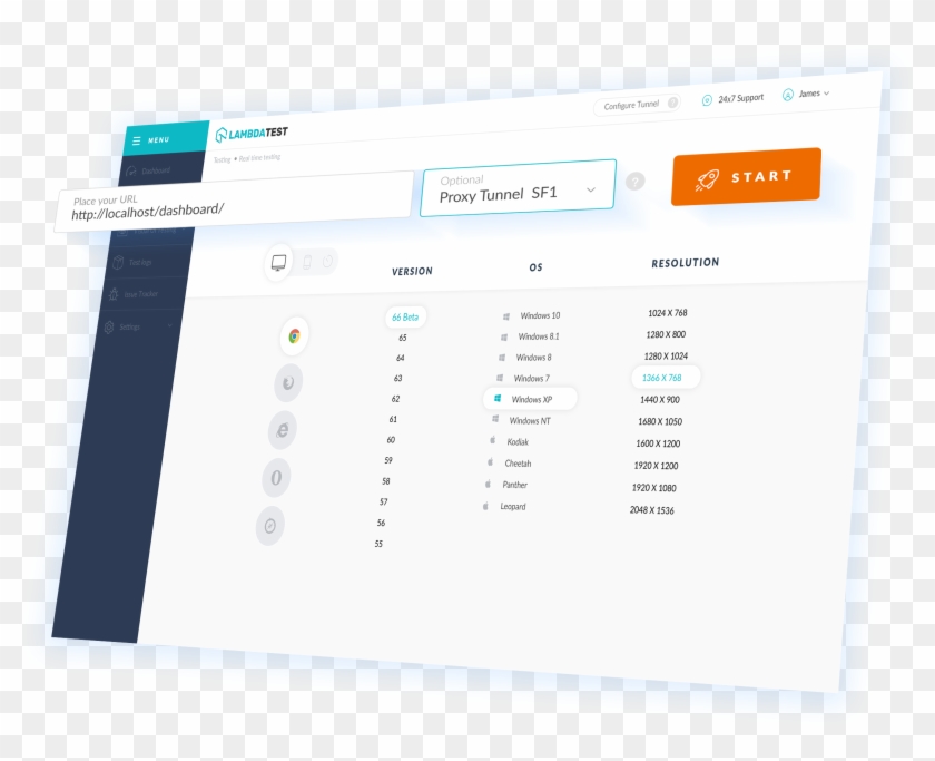 Test Your Locally Hosted Web Apps On Windows Xp With - Computer Monitor Clipart