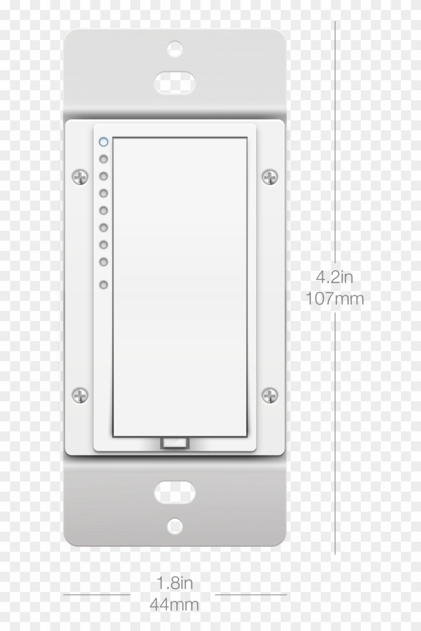 Dimensions On Off Switch - Feature Phone Clipart #1995394