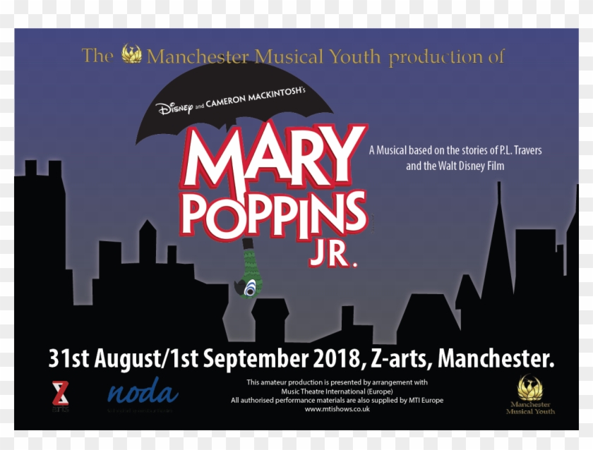 Mary Poppins - Mary Poppins Musical Clipart #1996267
