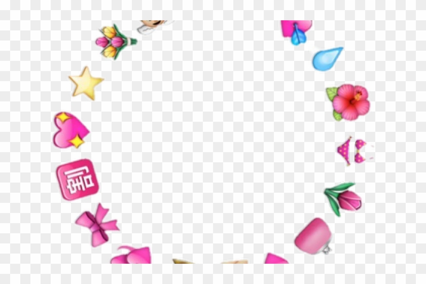 Aesthetic Clipart Heart Png - Emoji Circle Png Transparent