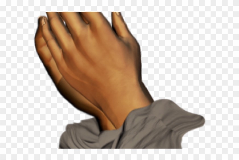 Hand Emoji Clipart Prayer Hand - Transparent Prayer Hand Png