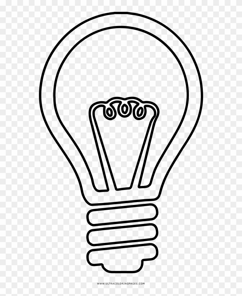 Valuable Idea Light Bulb Coloring Page Ultra Pages - Incandescent Light Bulb Clipart