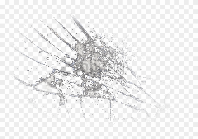 Free Png Shattered Glass Effect Png Png Images Transparent - Sketch Clipart #1996866