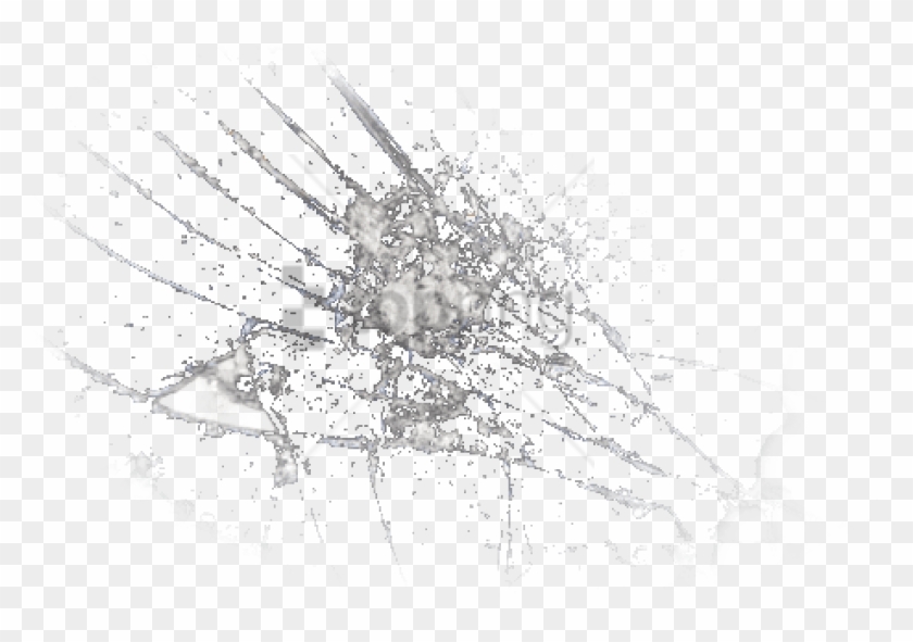 Free Png Shattered Glass Effect Png Png Images Transparent - Sketch Clipart