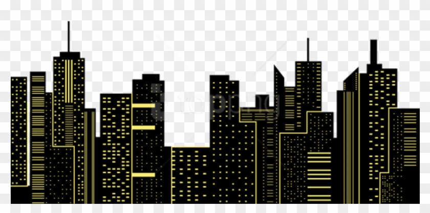 Free Png Night City Silhouette Png - Night City Silhouette Png Clipart