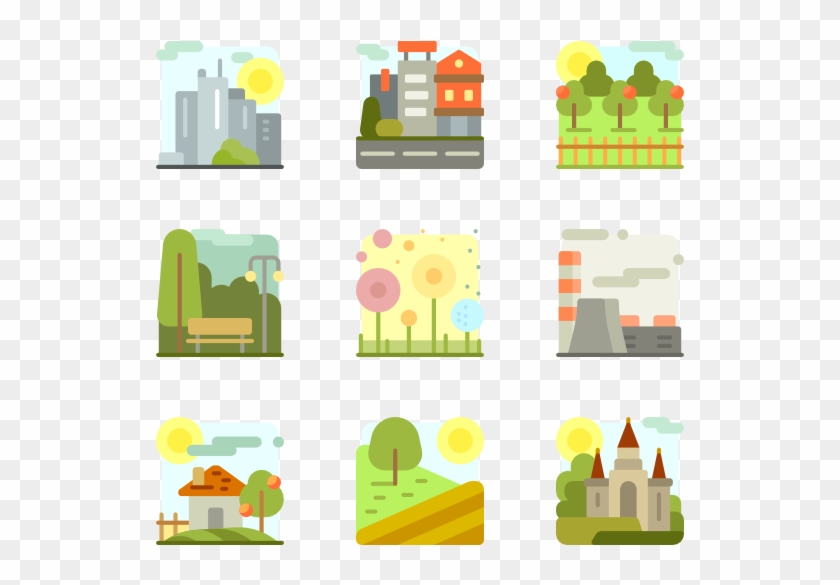 120 Icons - Cityscape Flat Icon Clipart #1997118