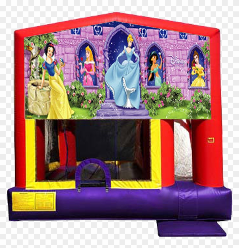 Disney Princess Combo 4 In 1 From Awesome Bounce Of - Sesame Street Elmo Bounce House Clipart #1997328