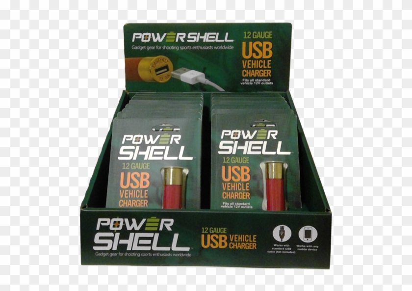 Power Shell Shotgun Shell Usb Car Charger For Phone - Shotgun Shell Car Charger Clipart