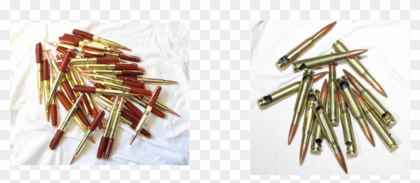 The Top Left Picture Are One Time Fired Military - Bullet Clipart