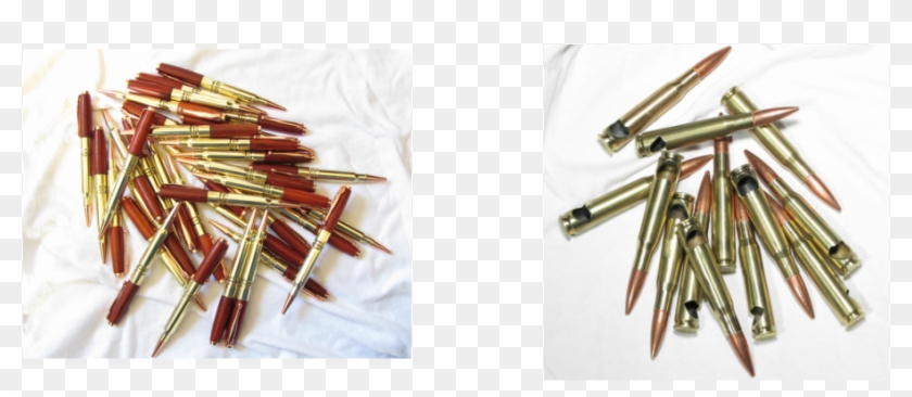 The Top Left Picture Are One Time Fired Military - Bullet Clipart #1997926