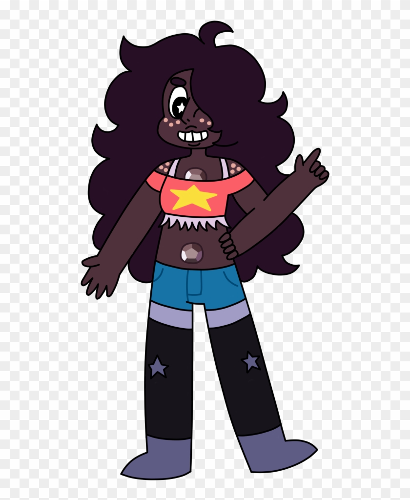 Fanarti Tried Drawing A Steven Connie Amethyst Fusion - Cartoon Clipart