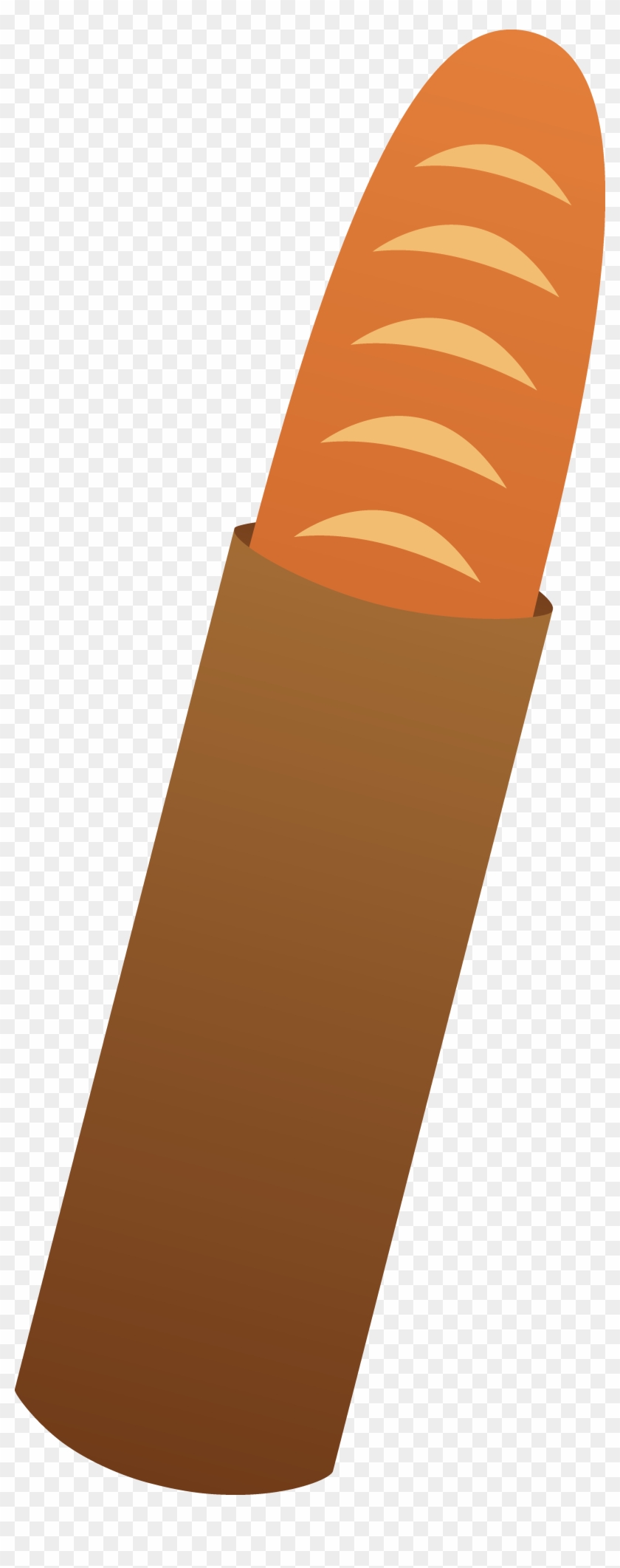 Clip Art Free Baguette Free Clip Art - Cartoon Bag Of Bread - Png Download