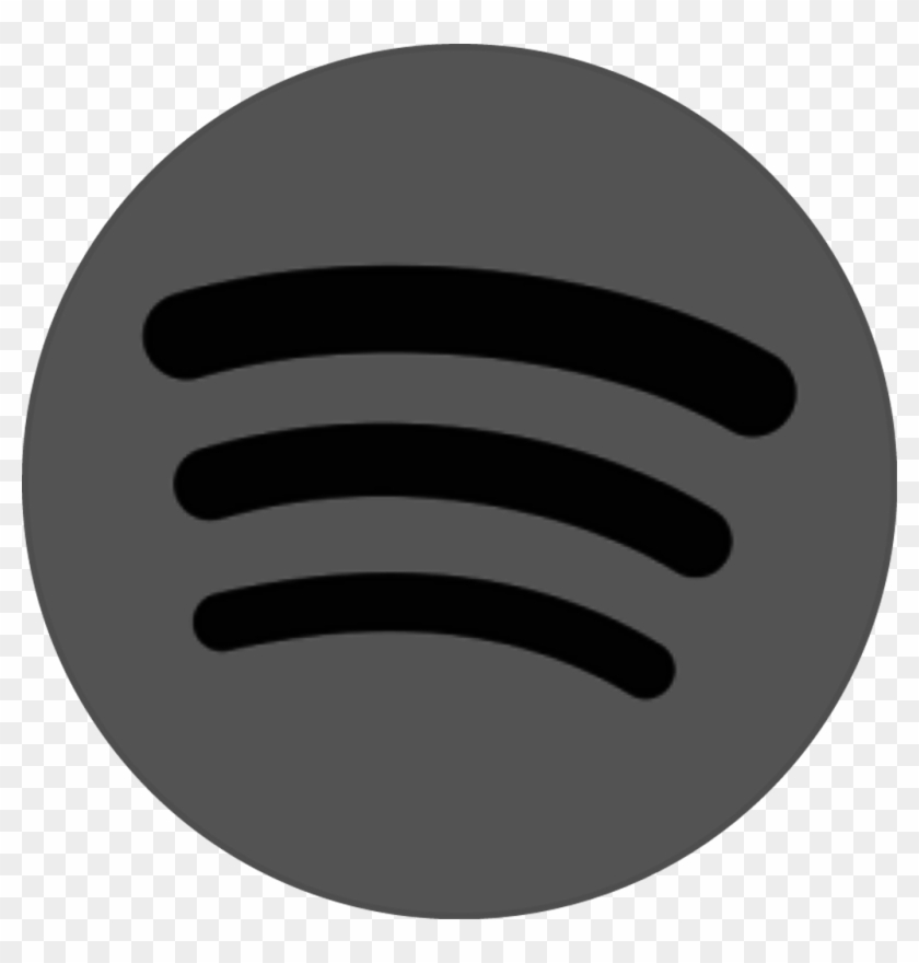 Spotify Icon Spotify Icon Spotify Icon Grey Clipart Pikpng