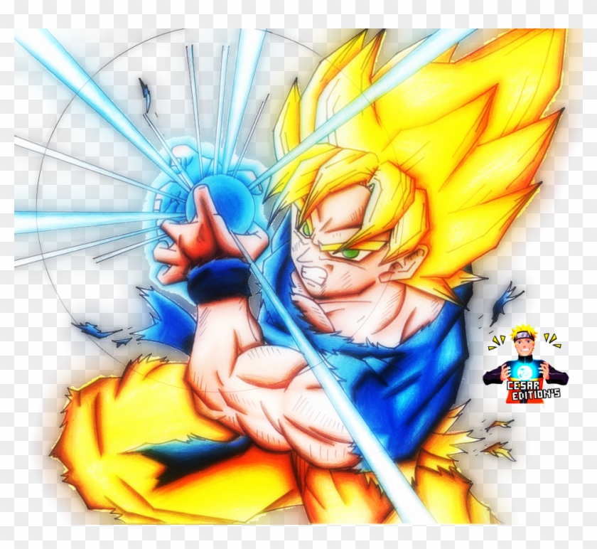Render De Goku Kamehameha By Cesareditions-d77ipd3 - Render Goku Kamehameha Clipart #1999059