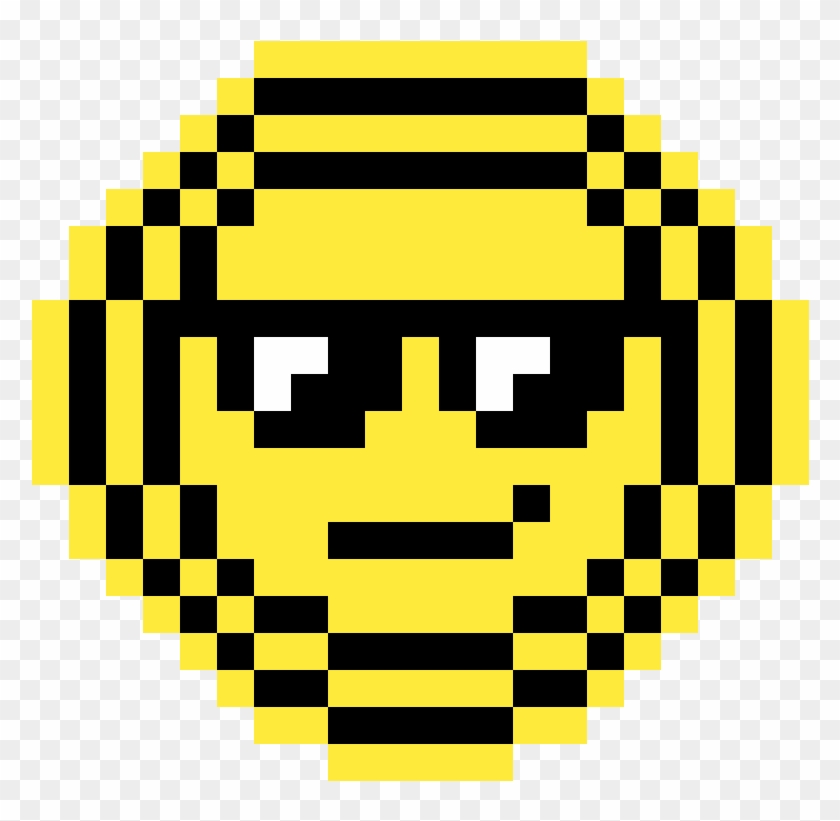 An Emoji For The Emojimovie - Pixel Art Smiley Clipart #1999320