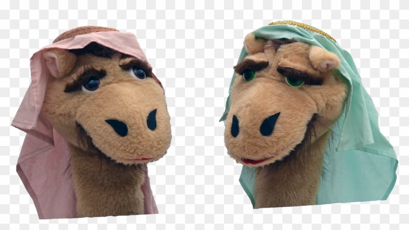 Camels Pair Trimmed - Stuffed Toy Clipart