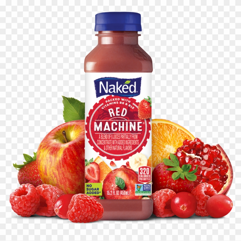 Naked Juice , Png Download - Naked Juice Red Machine Clipart #1999424
