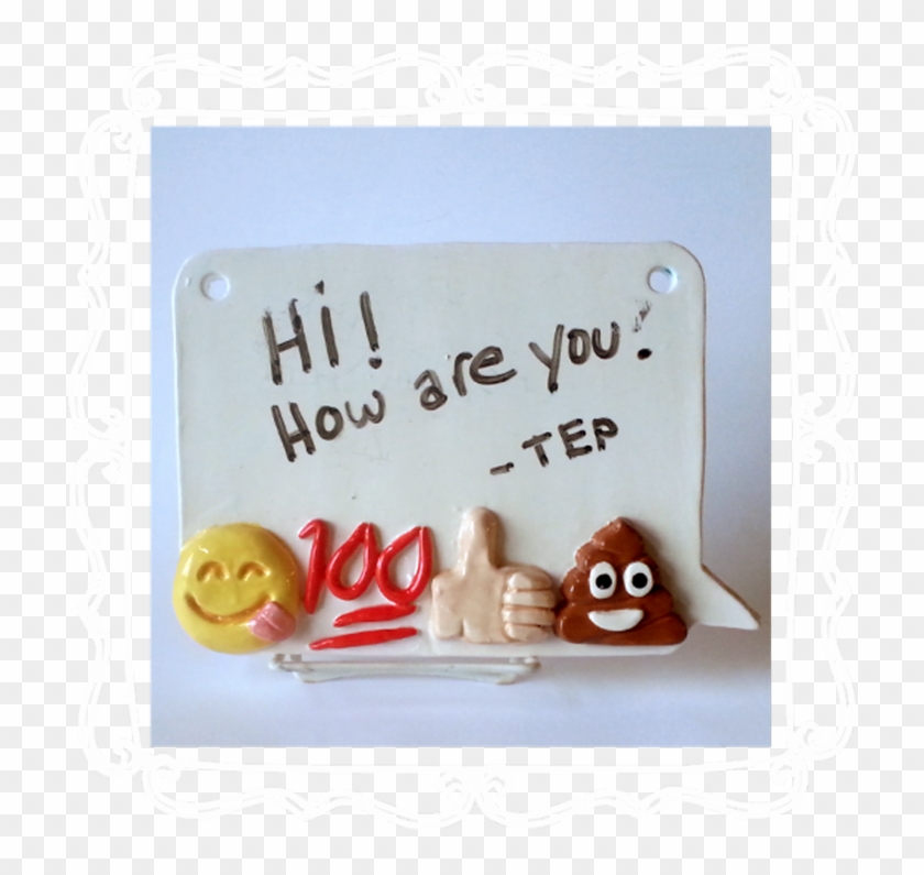 They Will Create An Emoji Dry Erase Board - Cake Decorating Clipart