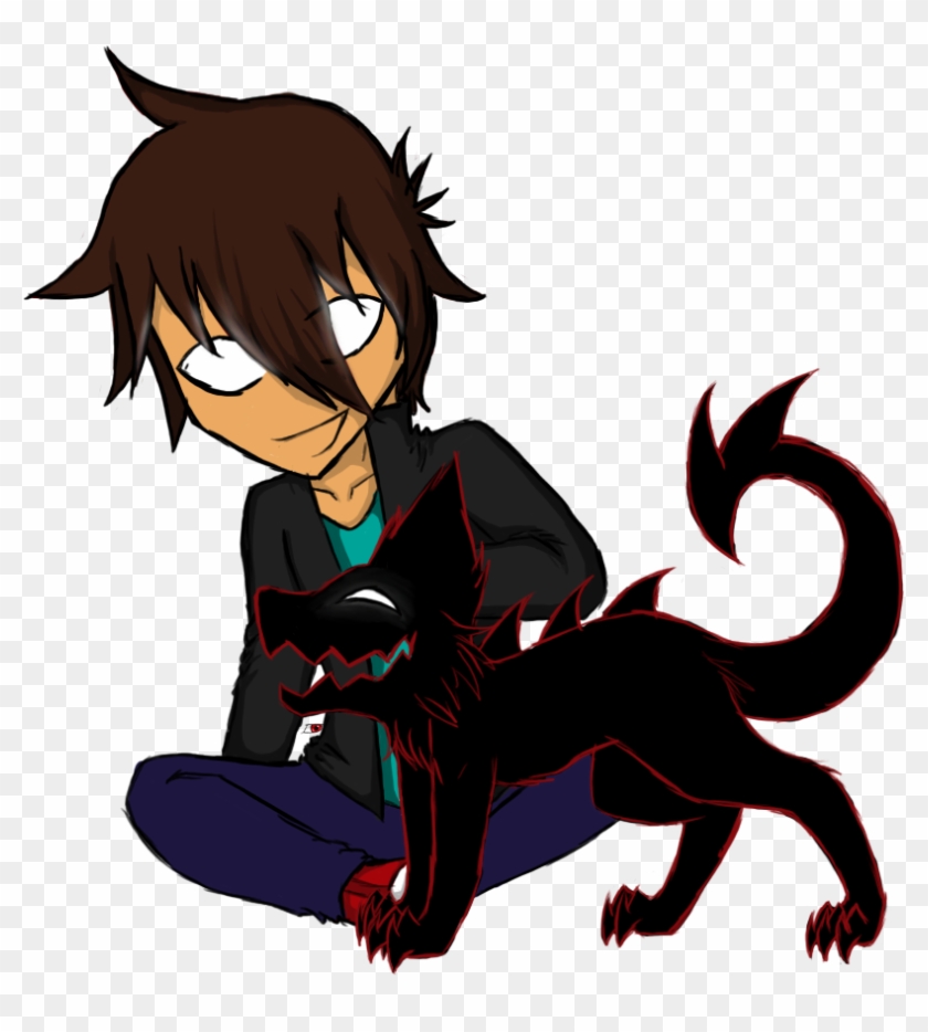 Herobrine En Anime , Png Download - Herobrine Drawing Son Clipart