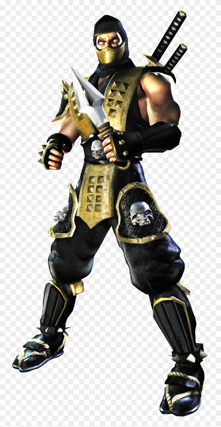 Scorpion As He Appears In Mortal Kombat Deadly Alliance Clipart