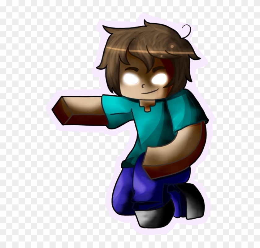 Herobrine Sticker - Imagenes De Minecraft Animation Herobrine Clipart