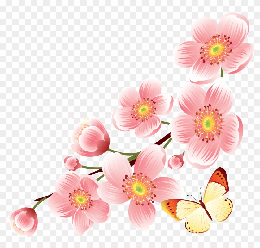 Cherry Blossom Flower Png Clipart #20090