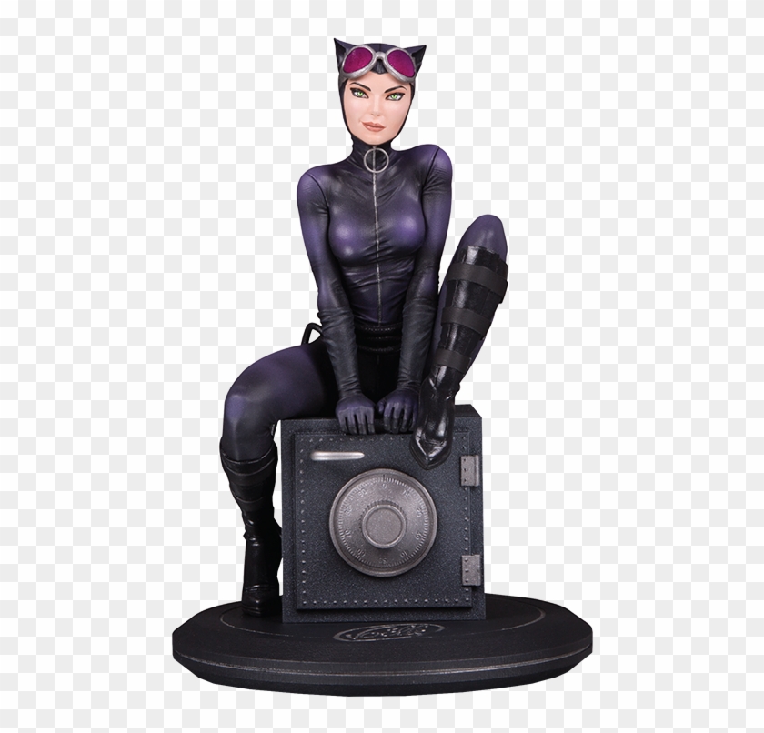 Sideshowtoy Dc Comics Catwoman Statue Dc Collectibles - Dc Cover Girls Catwoman By Joelle Jones Statue Clipart #20140