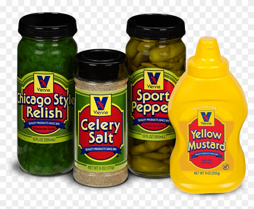 Chicago Style Condiment Kit - Sport Peppers Clipart #20187