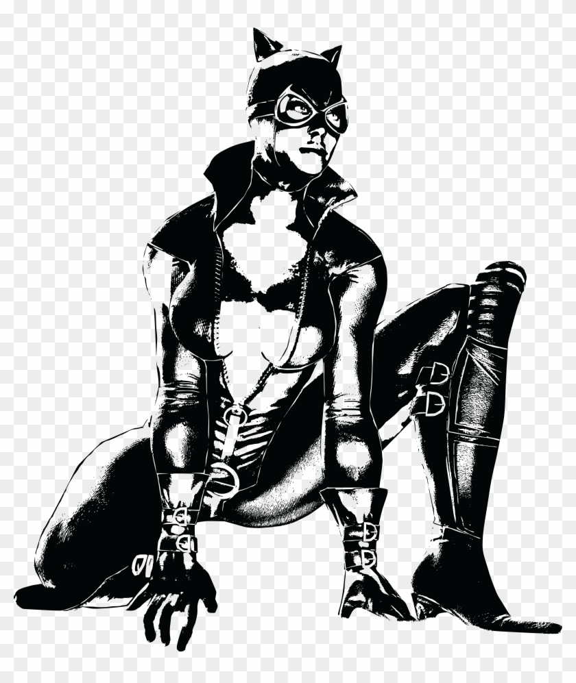 Catwoman Clipart Claw - Cat Woman Clip Art - Png Download