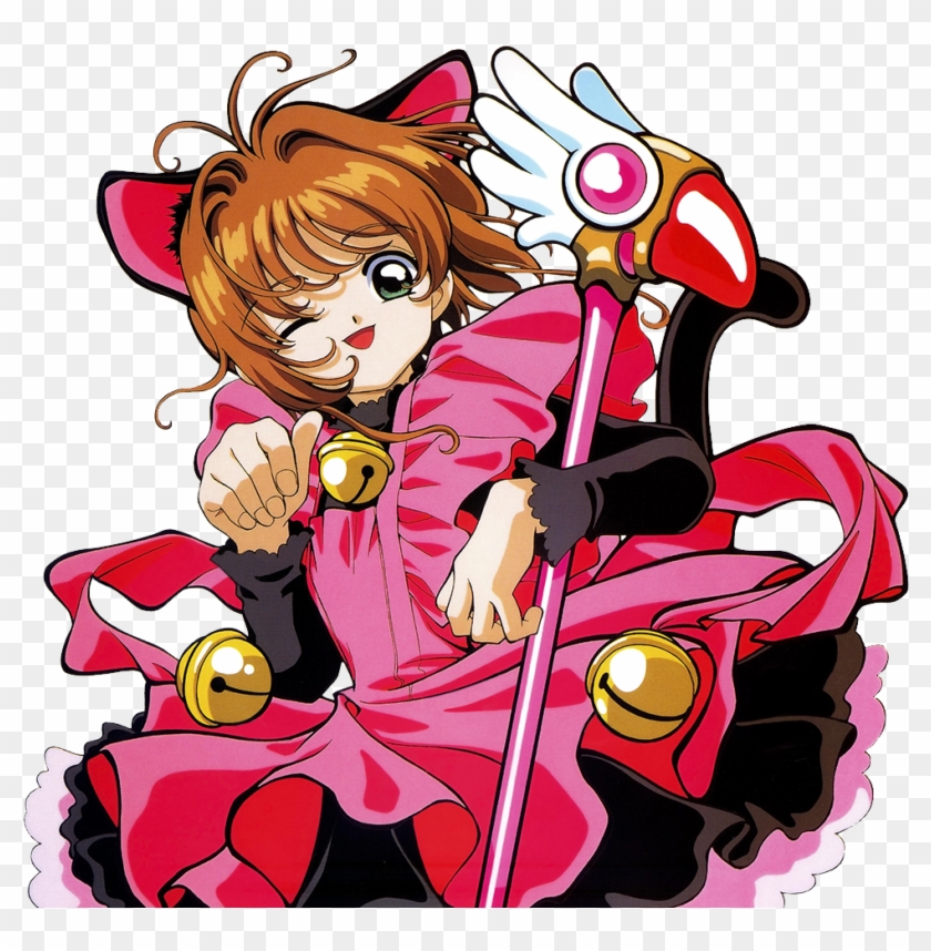 Cardcaptor Sakura Transparent Png - Kinomoto Sakura Pink Cat Clipart #20552