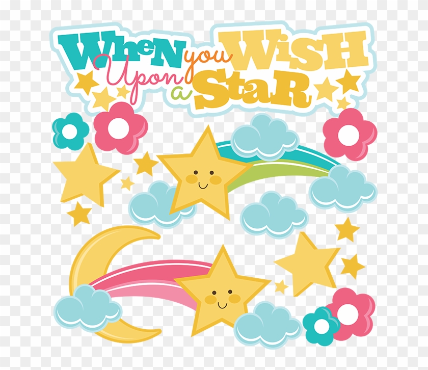 Free Disney Wish Upon A Star Clipart - Scalable Vector Graphics - Png Download
