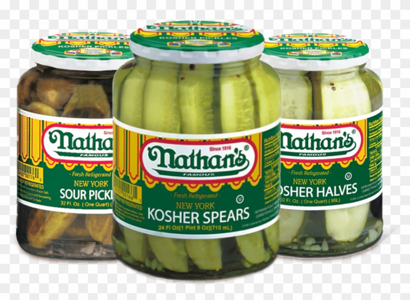 Nathan's Famous Pickles - Nathan's Pickles Clipart #20667