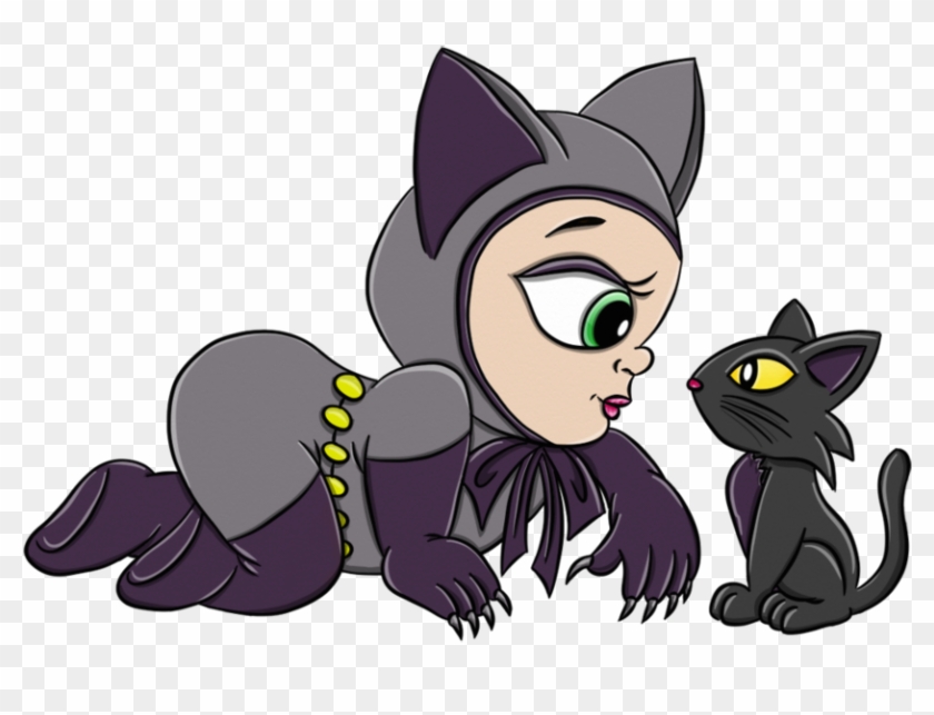 Cartoon Cute Of Catwoman Clipart #20686