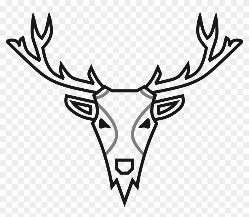 Library Elk Antlers Com Free For - Music Elk Clipart #20788