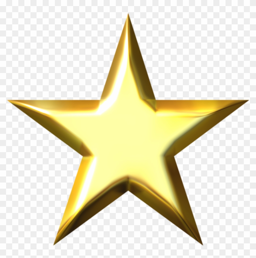 Png Image Information - Gold Star Png Transparent Clipart #20911