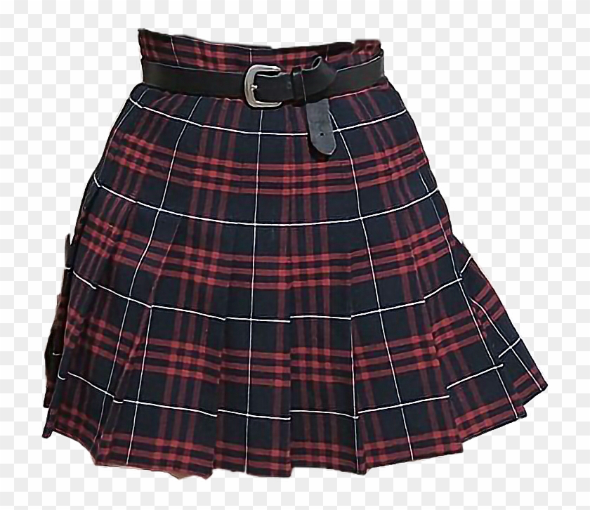 Black Red Skirt Polyvore Moodboard Filler - Miniskirt Clipart #20980