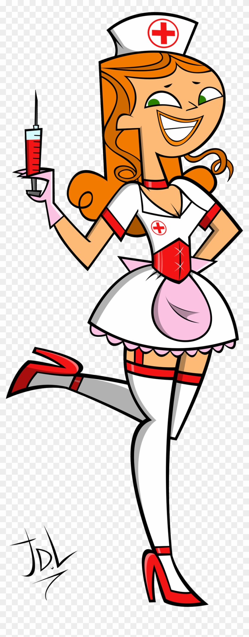 861 X 2160 6 - Cartoon Drawing Of A Nurse Clipart