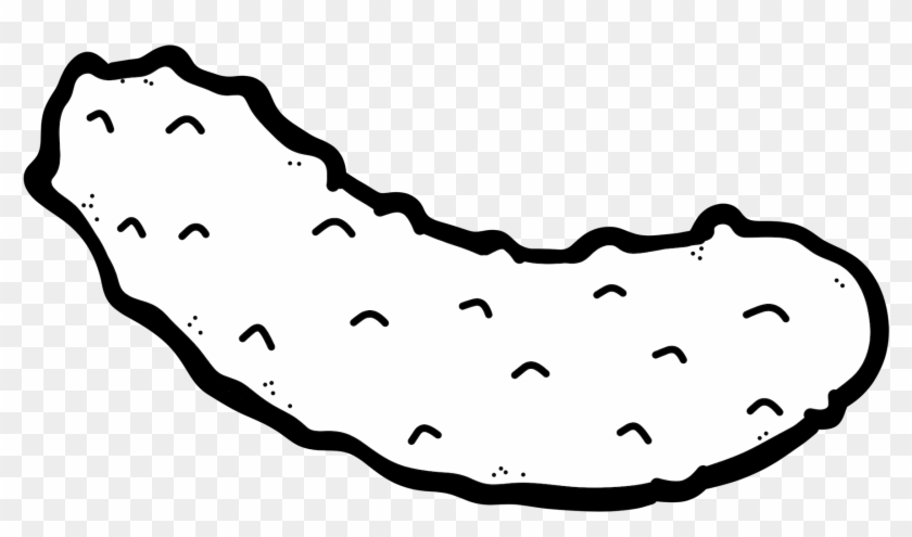 Download Clipart - Pickle Clip Art Black And White - Png Download