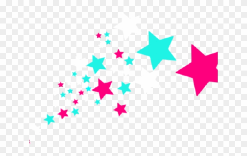 Falling Stars Clipart Fancy Star - Clip Art Shooting Stars - Png Download