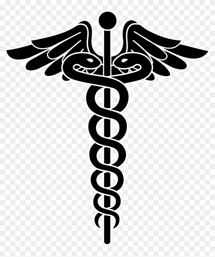 Collection Of Free Caduceus Vector Bsn - Simbolo De La Medicina Clipart