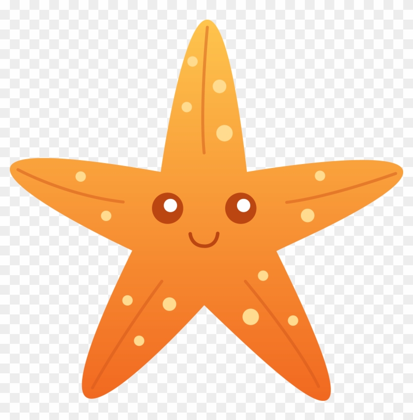 Sea Star Clipart Sea Star Clipart - Cute Starfish Clipart - Png Download #21537