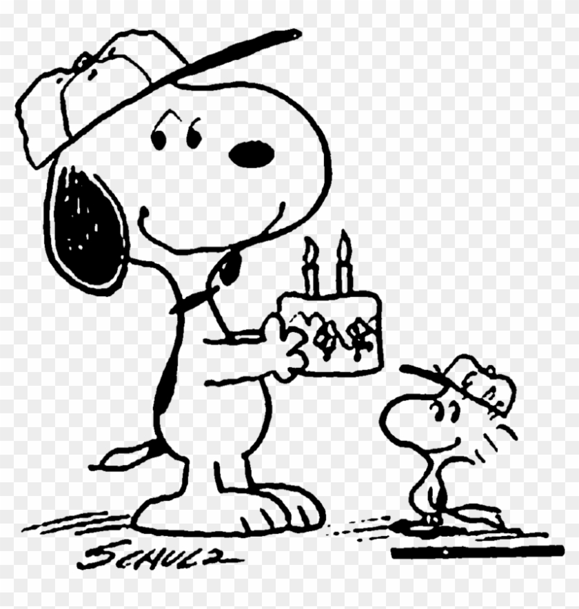 Snoopy Birthday Png - Snoopy Happy Birthday Png Clipart #21638