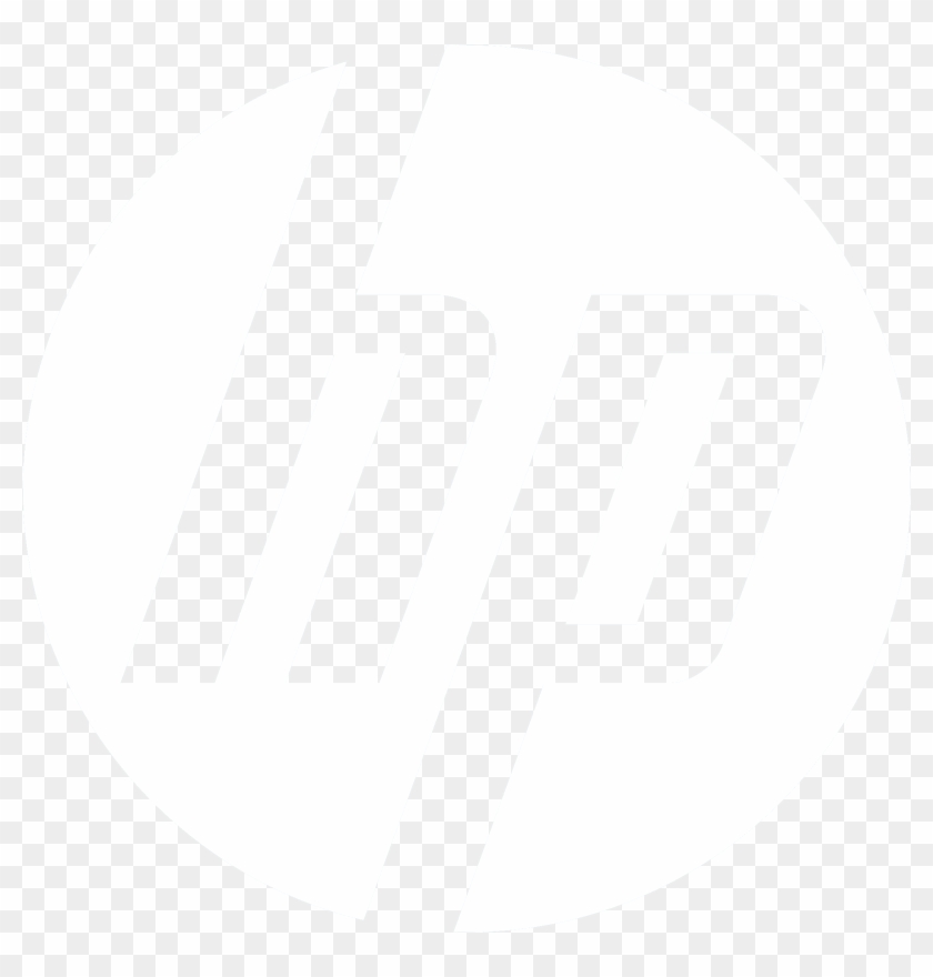 Hp Logo Black Png - Hp Logo White Png Clipart #21912