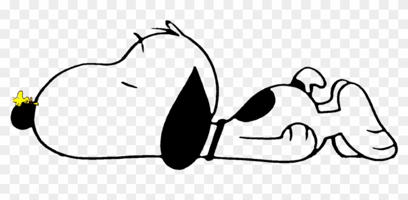 Snoopy Sleeping Png Graphic Free Download - Sleepy Snoopy Clip Art Transparent Png