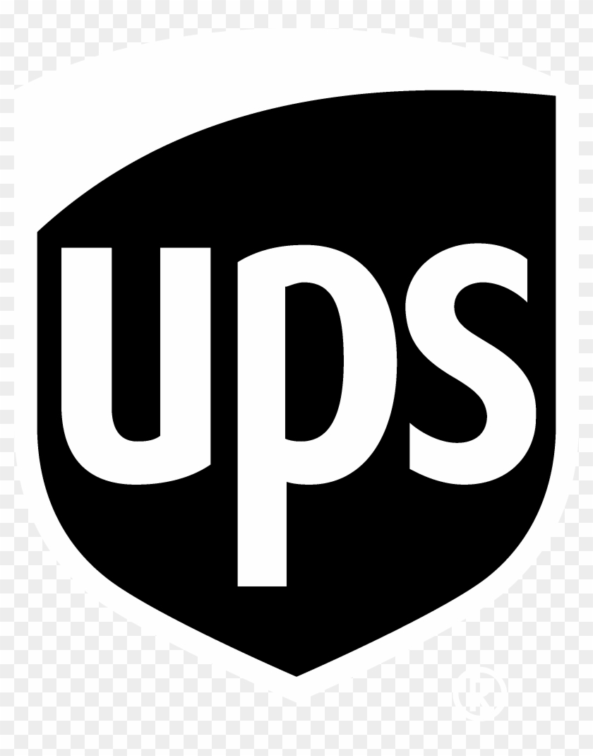 Ups Logo Black And White - Ups Clipart #22329
