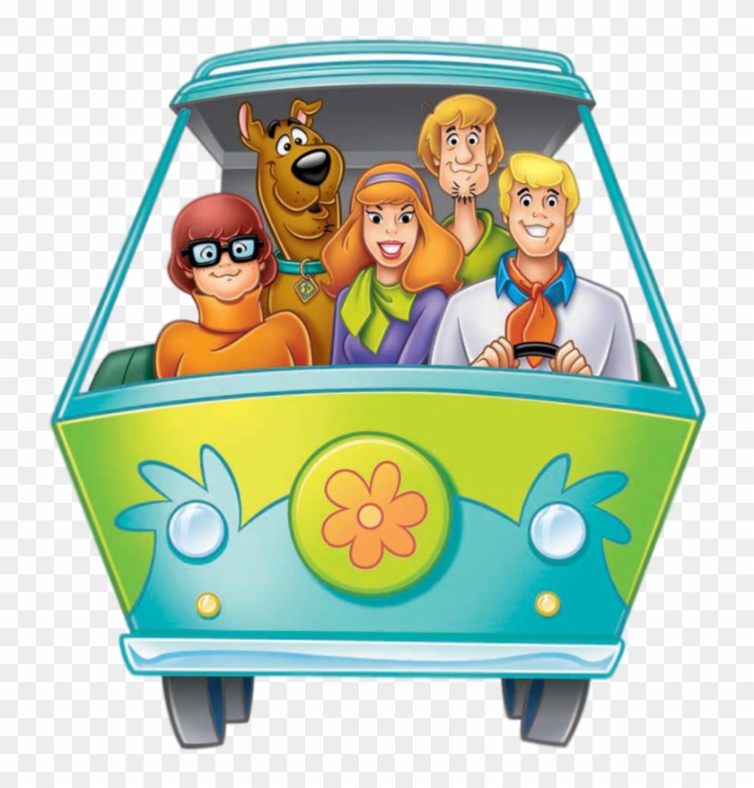 Scooby Doo Gang Png - Scooby Doo Gang In Mystery Machine Clipart