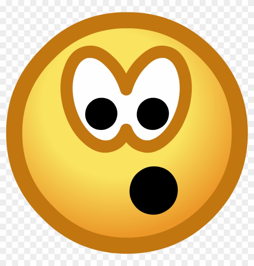 Surprised Emoticon - Emoticon De Club Penguin Clipart