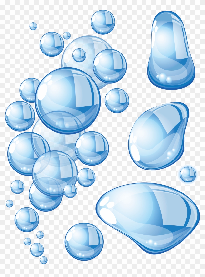 Download - Water Drop Blue Png Clipart